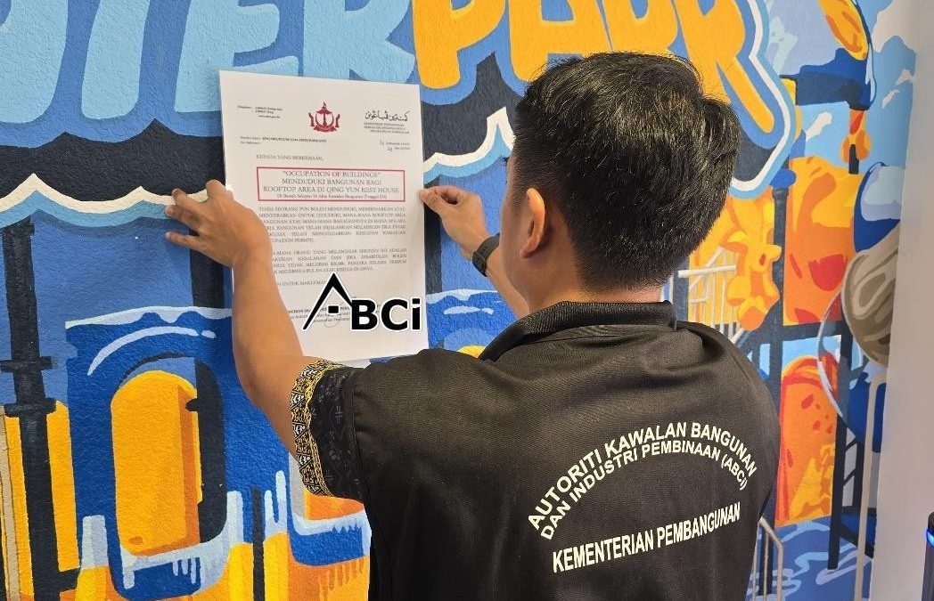 PENUTUPAN SEMENTARA ROOFTOP AREA DI QING YUN REST HOUSE BAGI PENINGKATAN KESELAMATAN